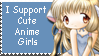 i support cute anime girls